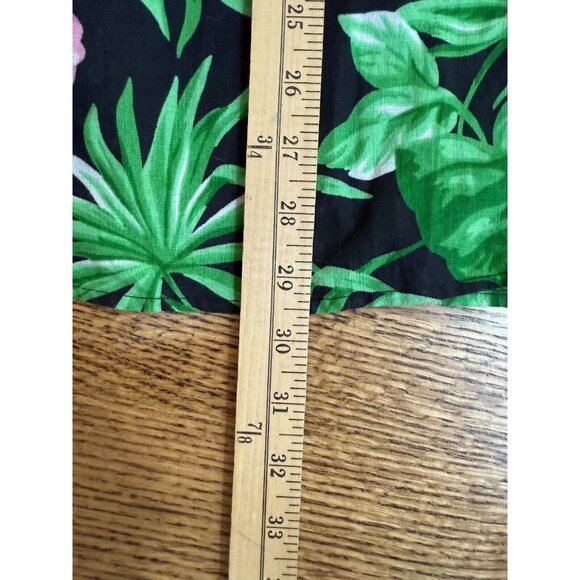 Lauren Ralph Lauren Womens 100% Linen Tropical Top Size Large Toggle Beachy - Picture 12 of 13